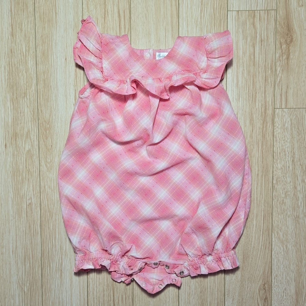 Ralph Lauren Pink Plaid Romper